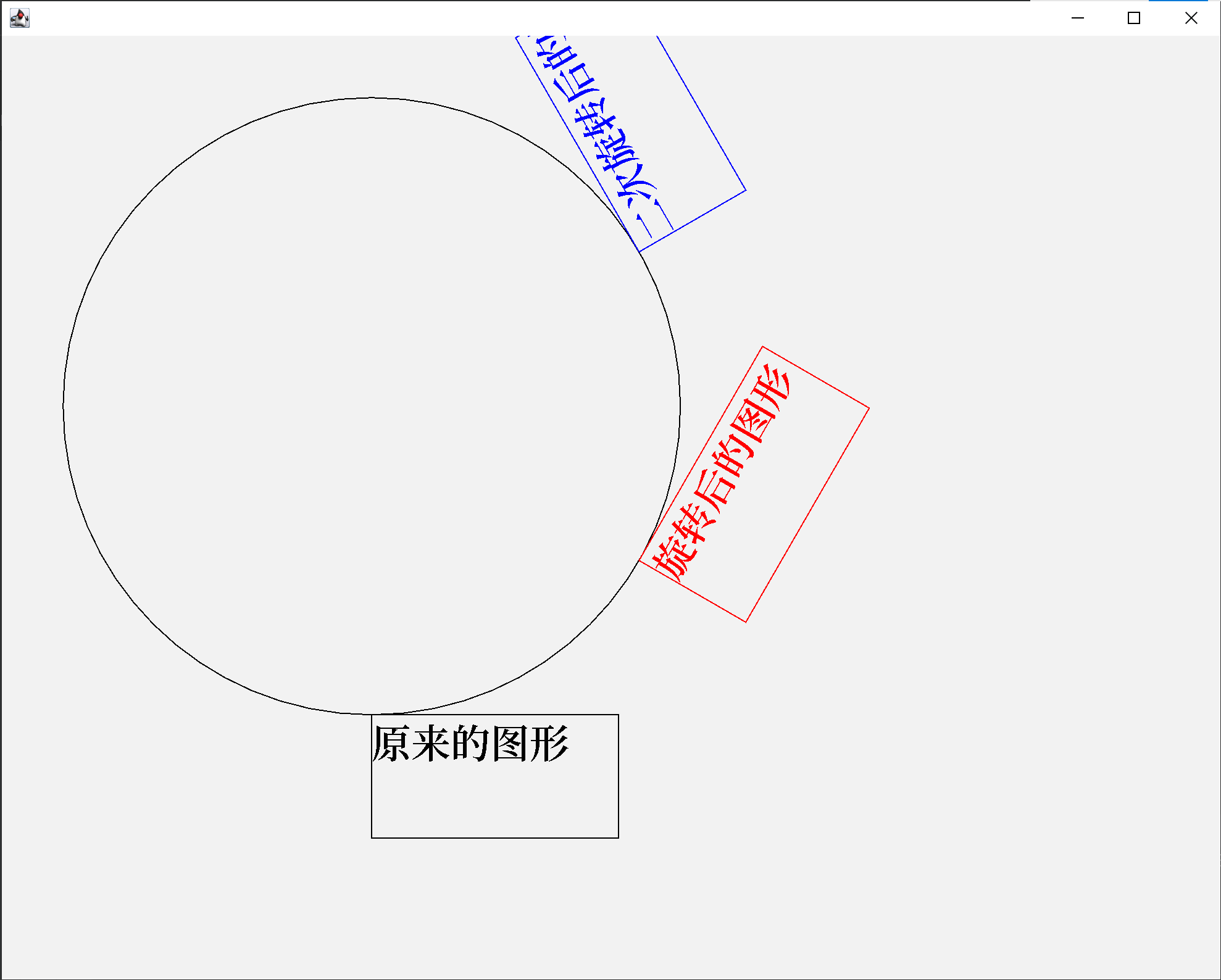 缩放变换效果